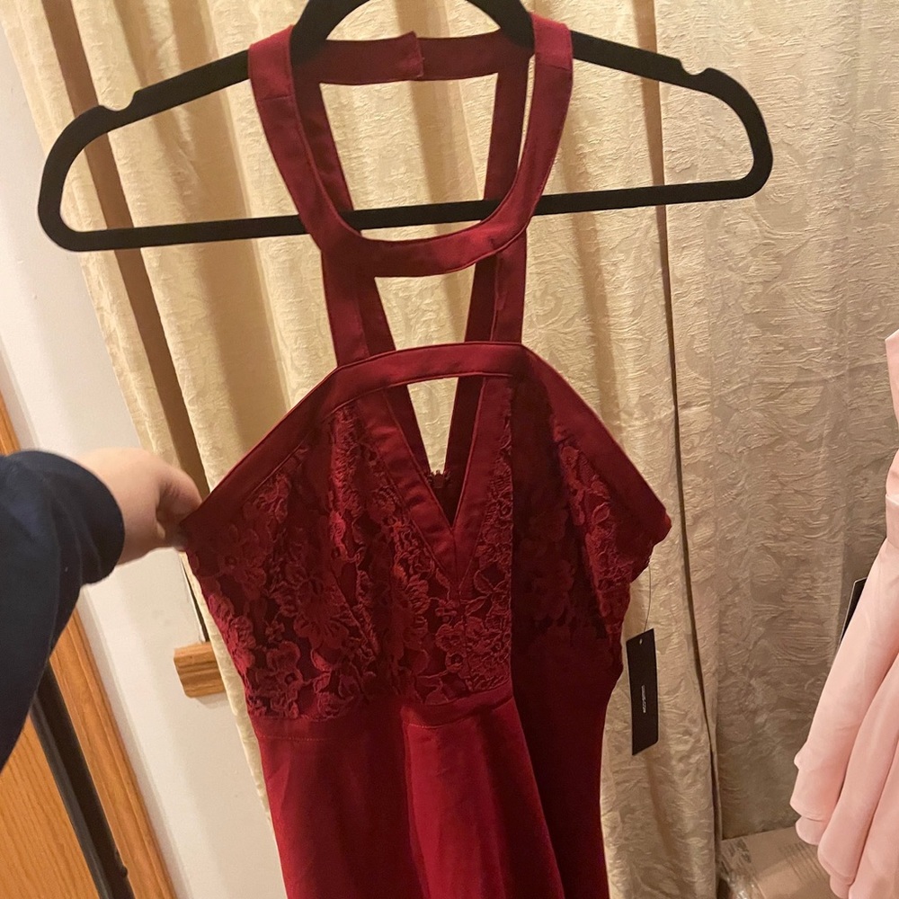 Red Lulus dress